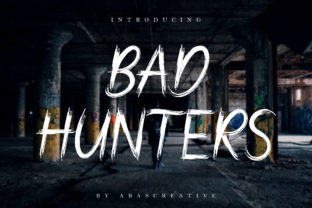 Bad Hunters: The Bold Display Font for High-Energy Branding