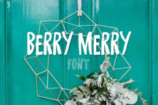 Berry Merry Display Font for Digital Branding