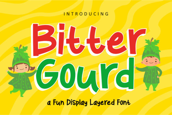 Bitter Gourd Display Font for Friendly Branding