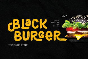 Black Burger: The Playful Display Typeface for Standout Campaigns