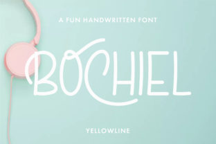 Bochiel: A Light and Casual Display Font for Modern Campaigns