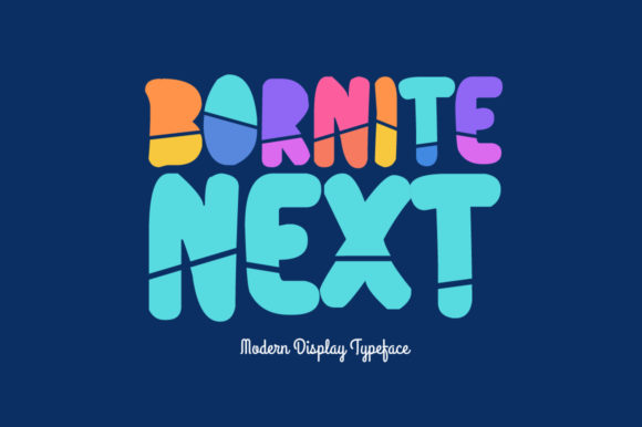 Bornite Next: A Bold Display Font for Handmade Branding
