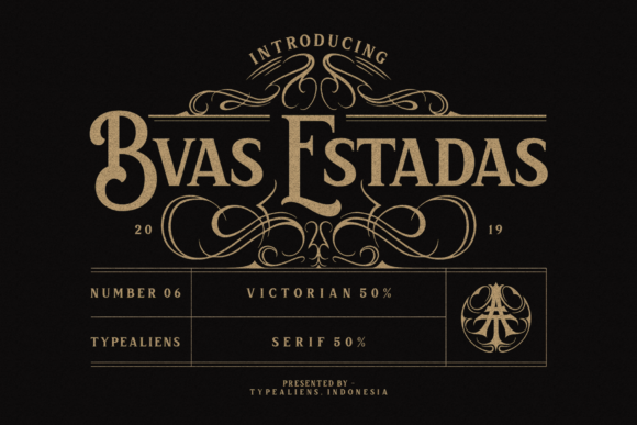 Bvas Estadas: A Bold Vintage Display Font for Editorial Design