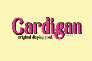 Cardigan: A Sophisticated Display Font for Modern Branding
