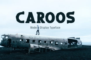 Caroos: The Modern Display Font for Polished Brand Identity