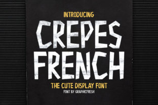 Crepes: The Fun Display Font for Bold Campaign Headlines