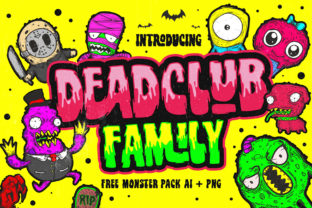 Deadclub Family: A Horror-Themed Display Font for Bold Branding