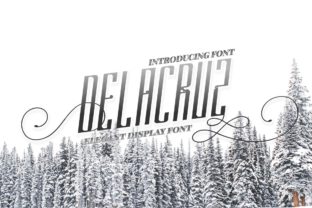 Delacruz Typeface: Bold Display Fonts for Brand Identity