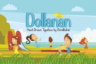 Dollanan: A Whimsical Display Font for Playful Branding