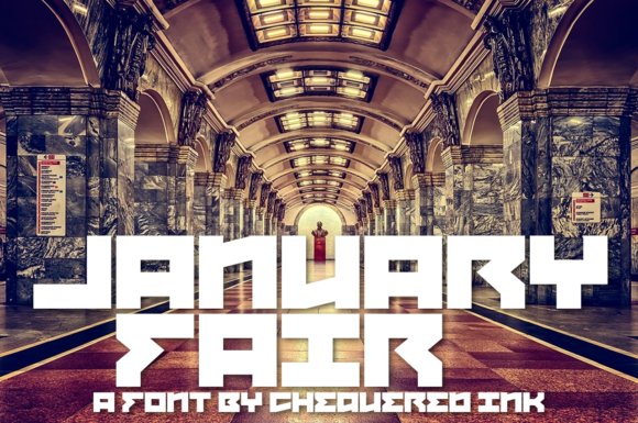 January Fair Display Font for Elegant Craft Projects