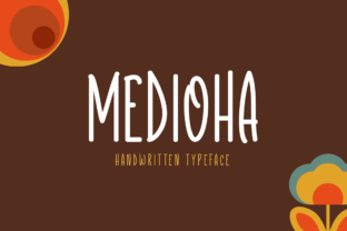 Medioha Handwritten Display Font for Modern Web Design