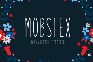 Mobstex Handwritten Display Font for Campaign Visuals