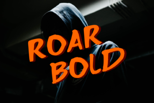 Roar Bold Typeface for Strong Brand Identities