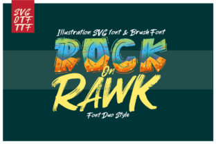 Rock on Rawk Display Font for Bold Brand Identity