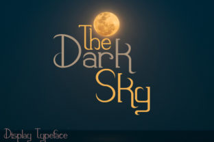 The Dark Sky: A Horror-Inspired Display Font for Bold Branding