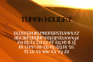 Tuman Holiday Font: A Bold Display Typeface for Creative Branding