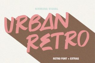 Urban Retro Typeface for Nostalgic Brand Identity