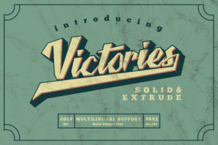 Victories: The Vintage Display Font for Bold Campaigns