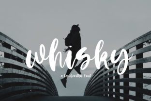 Whisky Typeface for Organic Campaign Visuals
